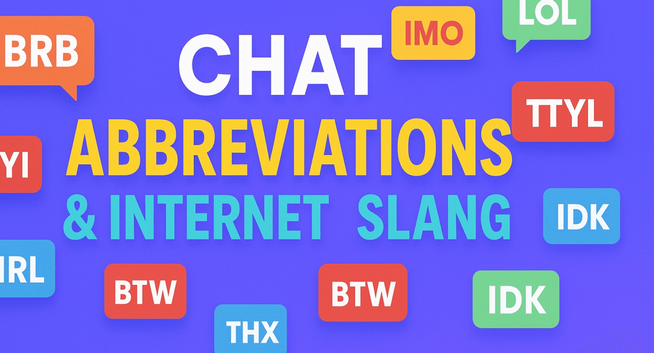 Chat Abbreviations