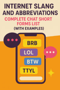 Chat Abbreviations1